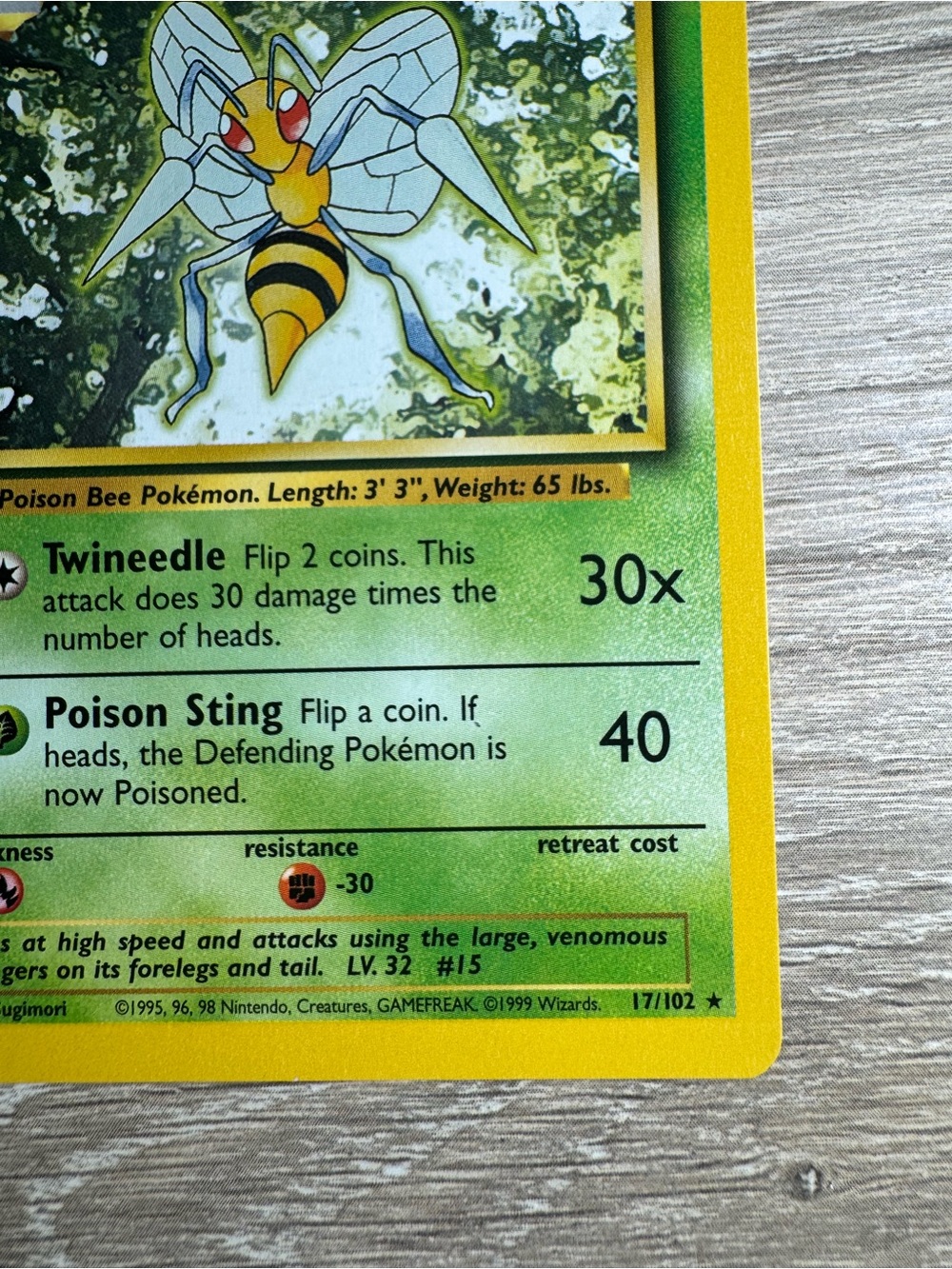 Beedrill #17/Pokemon Base Set - Picture 5 of 15